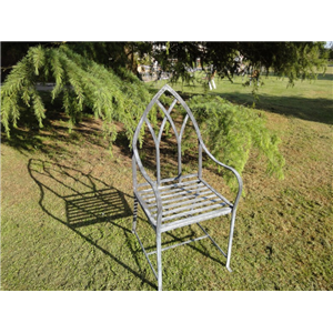 Gothic Chair Galvanised